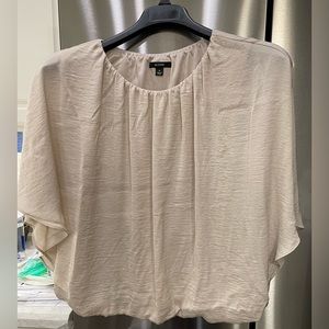 Alfani Women's Champagne Flowy Top, Size MED, NWT